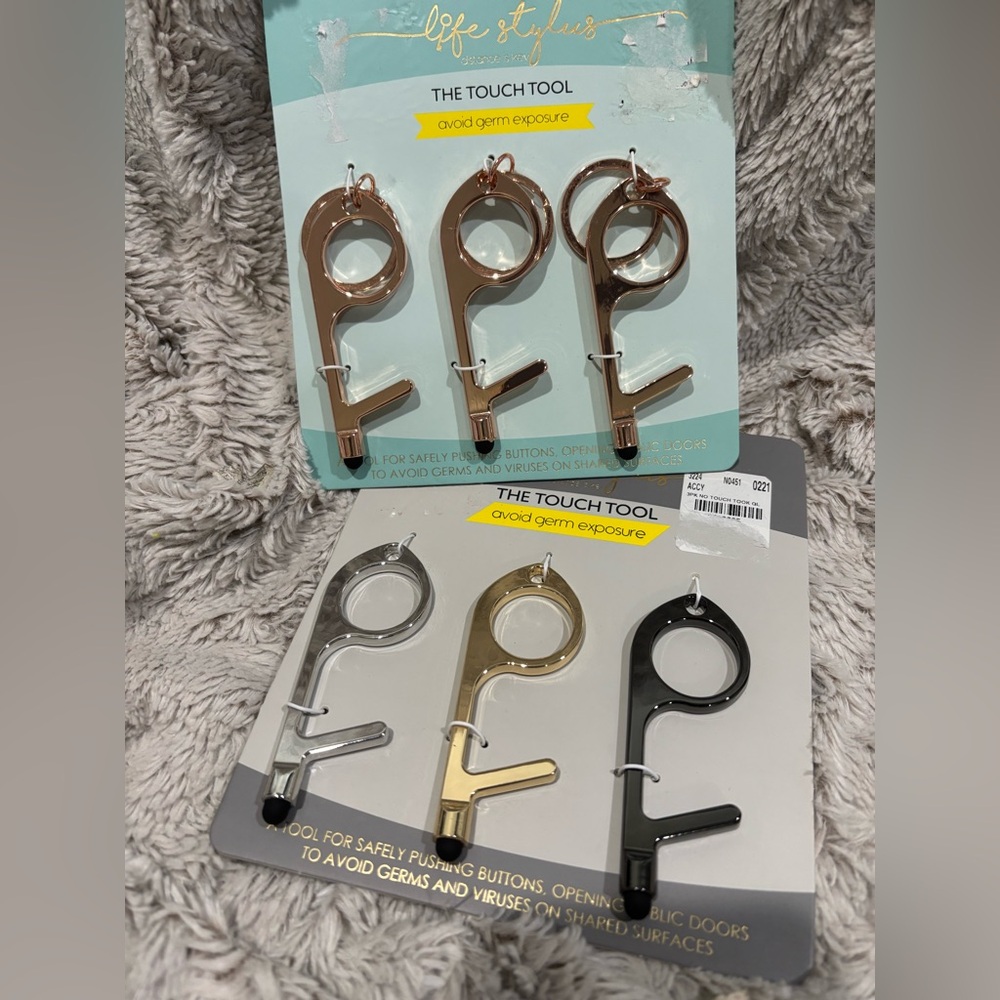 Life Stylus No Touch Door Opener Tool Stylus tip 2 two pks New stocking stuffers